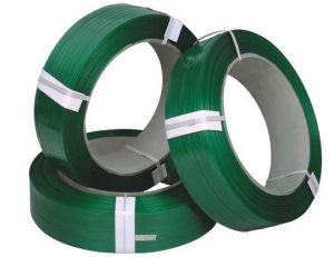Fita PET plástica 12mm, 16mm e 19mm para embalamento de paletes