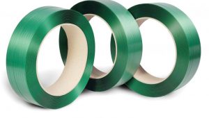 Fita PET de plástico 12mm, 16mm e 19mm para cintar paletes