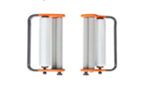 Dispensador manual de filme estirável HOLD3 com punho em espuma e suporte para rolo